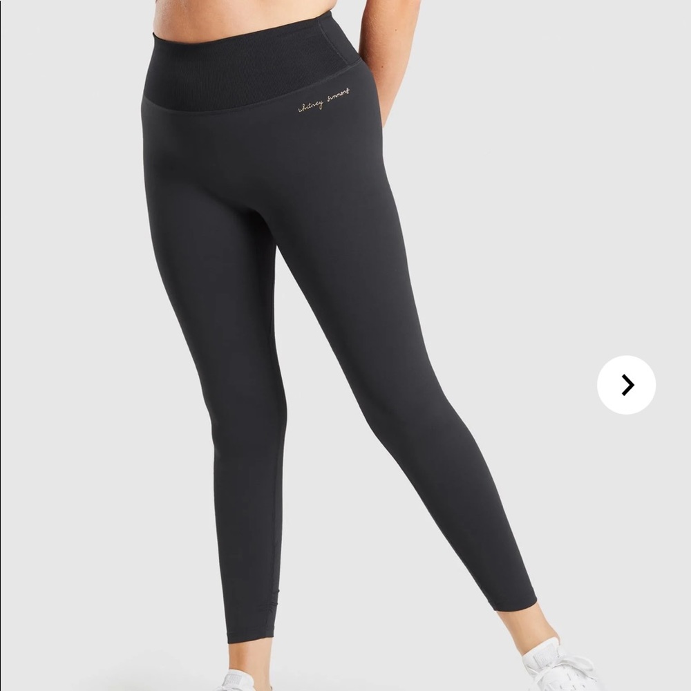 Whitney Simmons rib high waisted leggings
